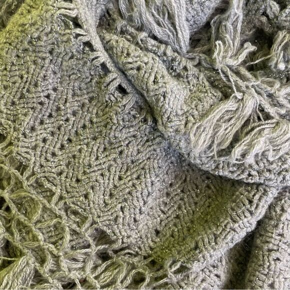 Mixit Gray Fringe Infinity Scarf - Picture 4 of 5